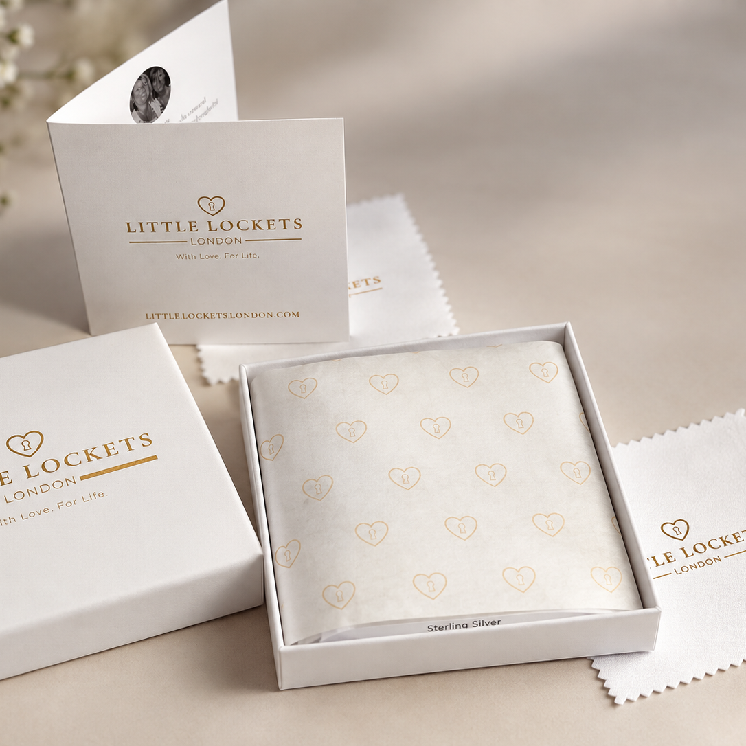 Little Lockets Gift Box and complementary polishing cloth