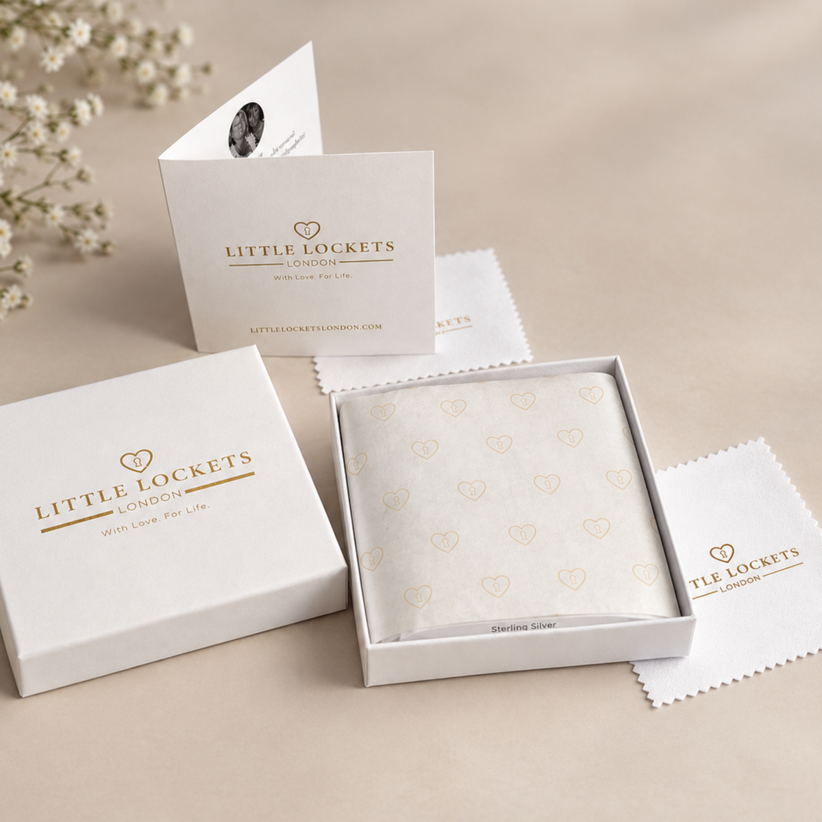 Little Lockets London complementary gift wrap