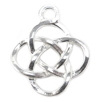 Celtic Knot Pendant shown in sterling silver