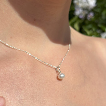 Freshwater Pearl Convertible Back Drop Necklace