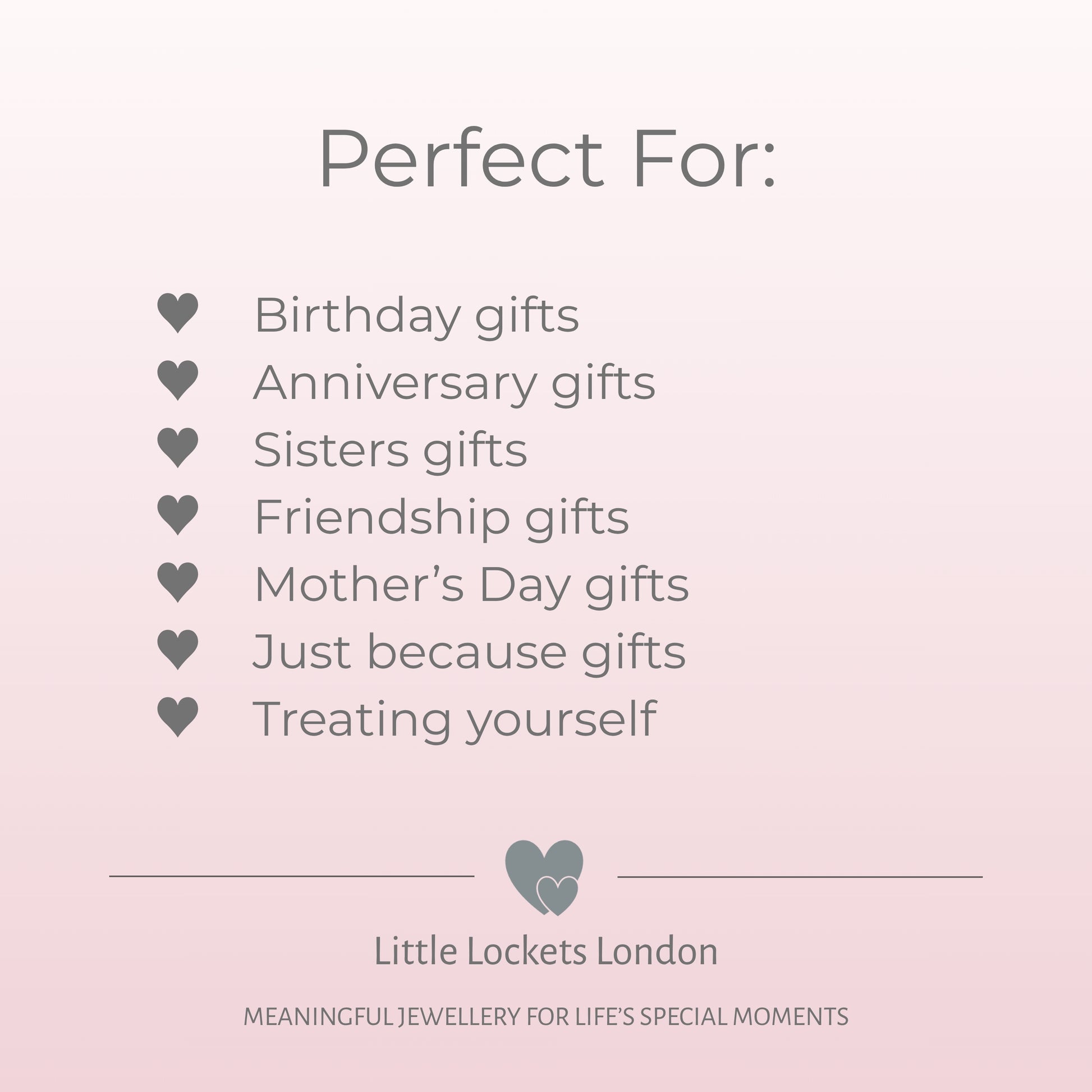 Perfect for birthdays, anniversaries, sisters, friendship, mother's day, just because or treating yourself