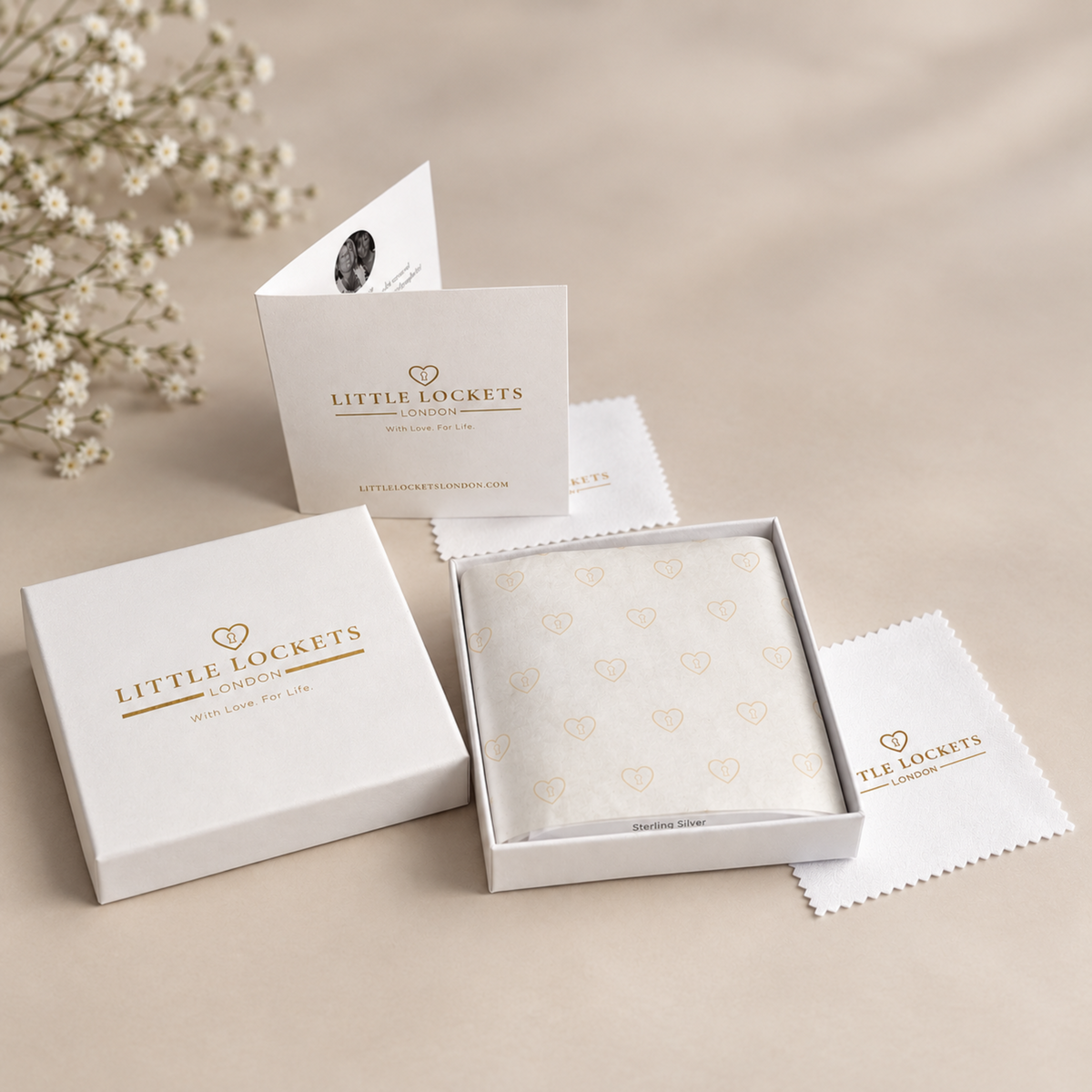 Little Lockets London complementary gift wrap