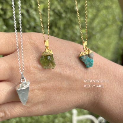 Three necklaces with different pendants - meaningful keepsake