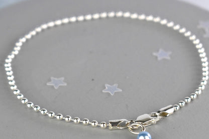 Delicate Something Blue Bracelet
