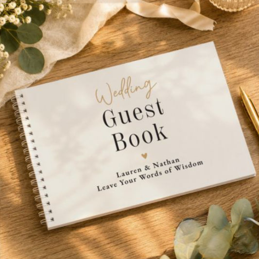 Personalised Wedding Guest Book