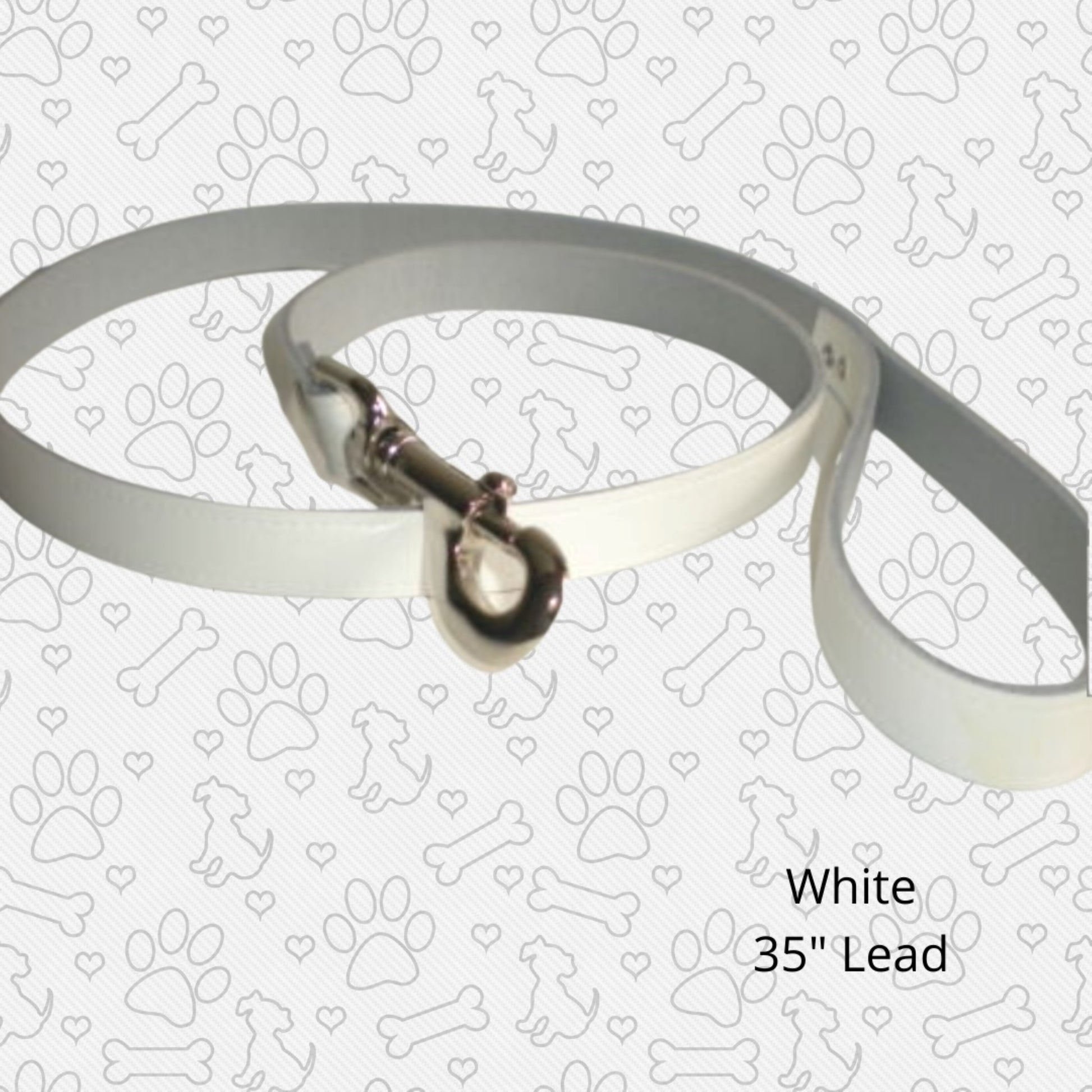 Option to purchase matching 35" leather lead