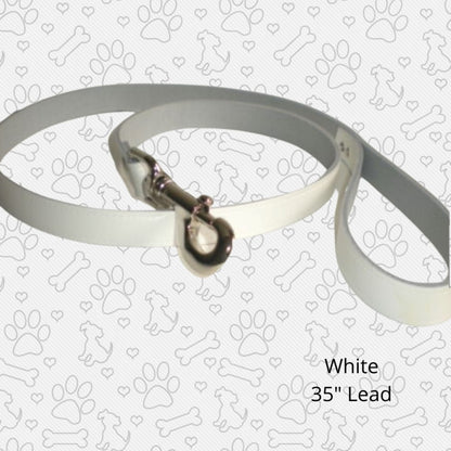 Option to purchase matching 35" leather lead