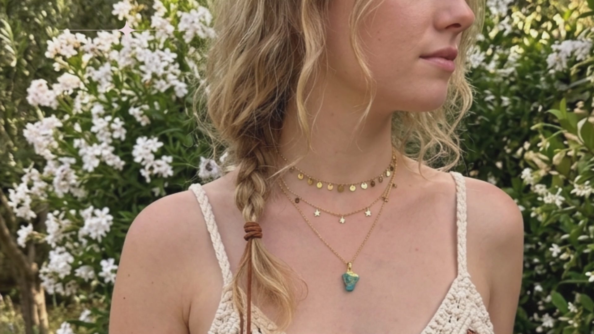 Raw crystal pendant necklaces