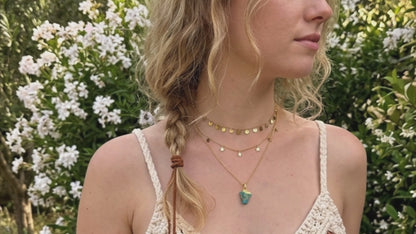 Raw Birthstone Necklace – Natural Gemstone Pendant – Sterling Silver or Gold