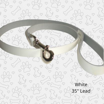 Leather Dog Collar (various colours and sizes)