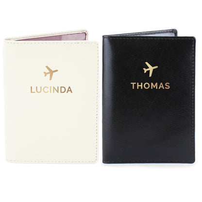 matching personalised passport covers