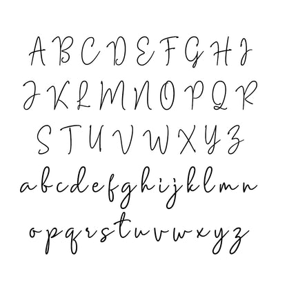 script font for keyring