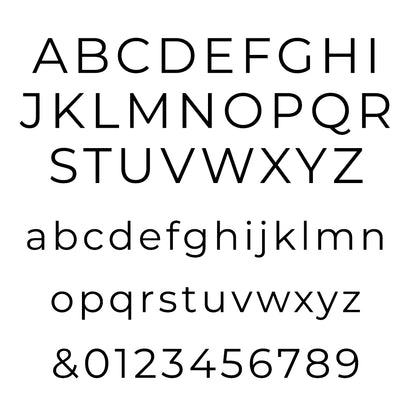 Sans serif font